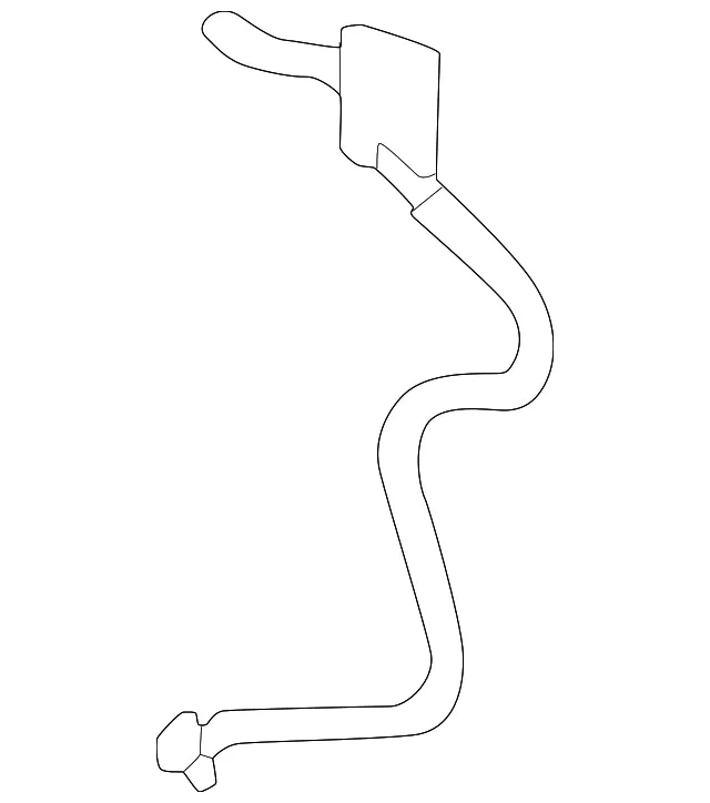 Engine Coolant Overflow Hose - Volvo (32339863)