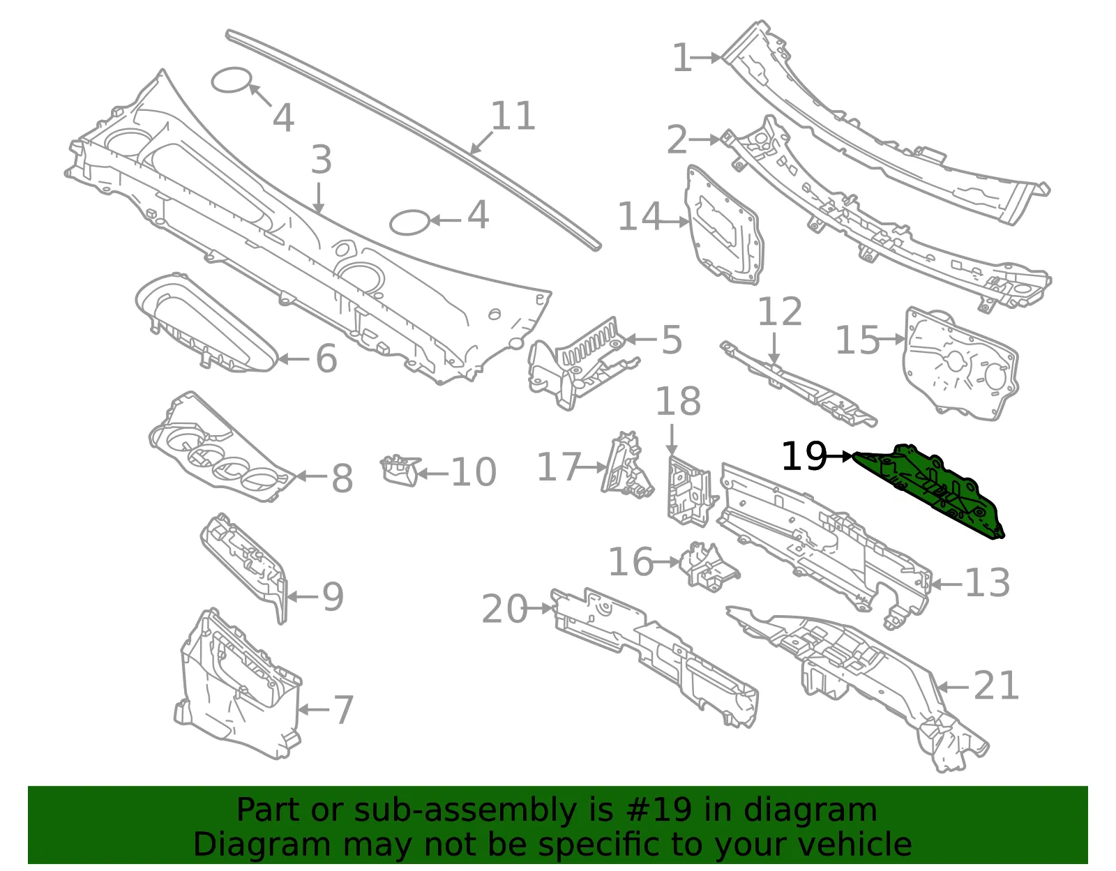 Engine Compartment Insulation - Volvo (32368456) - view 2