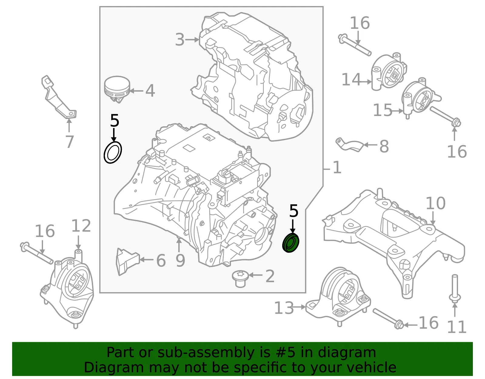 Drive Axle Shaft Seal - Volvo (32382495) - view 2