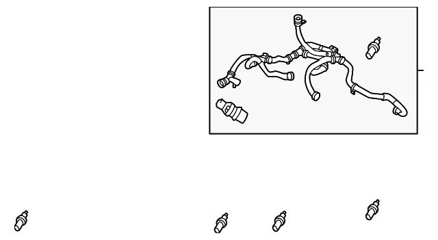 Engine Coolant Pipe - Volvo (32428098)