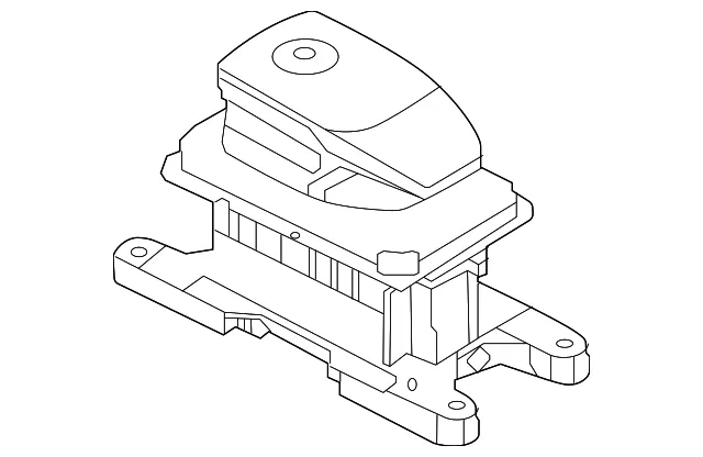 Automatic Transmission Shift Lever - Nissan (34901-5MP4A)