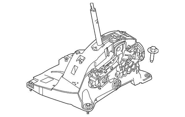 Automatic Transmission Shift Lever - Nissan (34901-9BU1C)