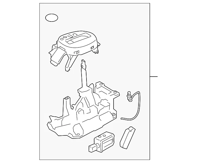 Automatic Transmission Shift Lever - Nissan (34901-9KF1D)
