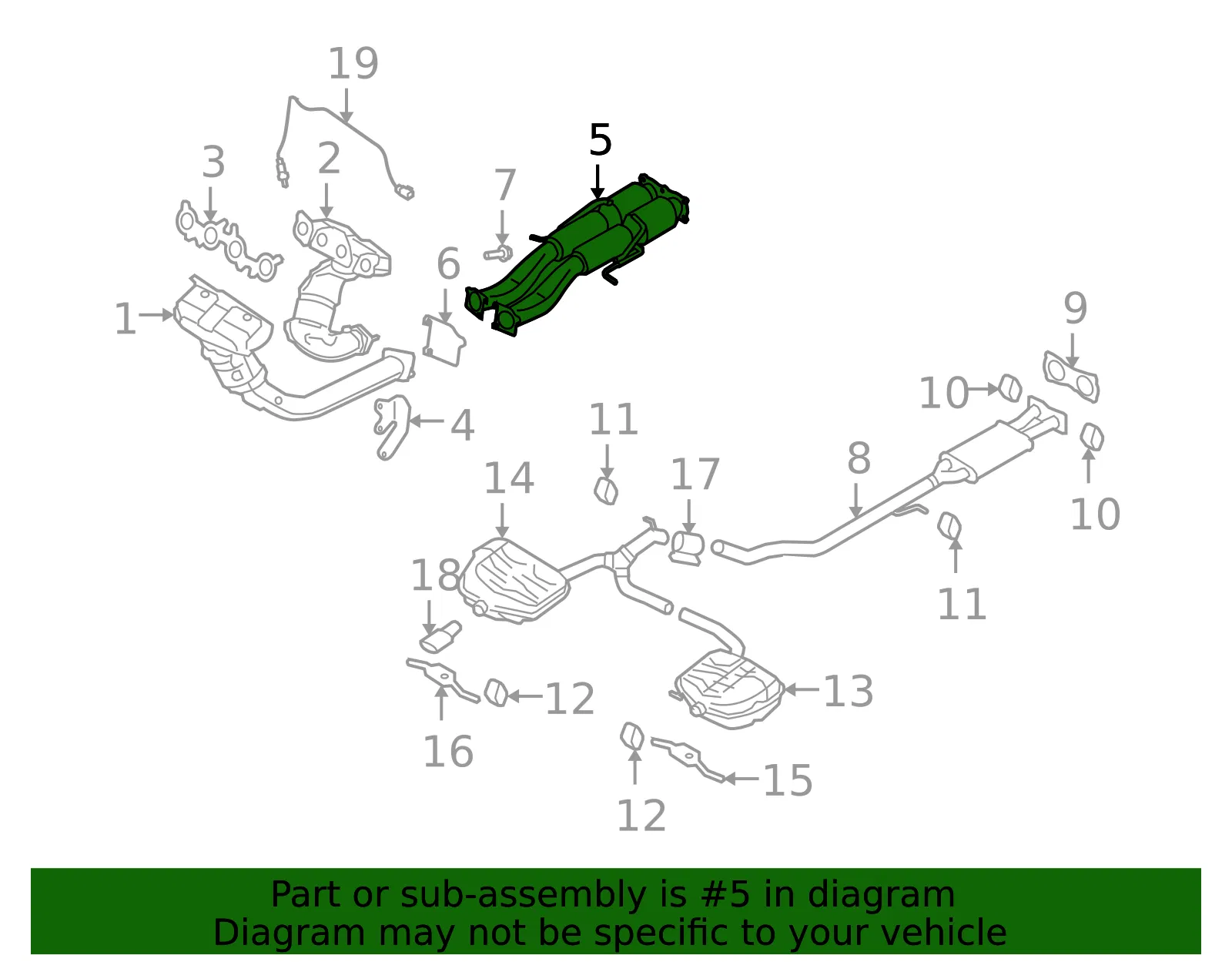 Catalytic Converter - Volvo (36000381) - view 2