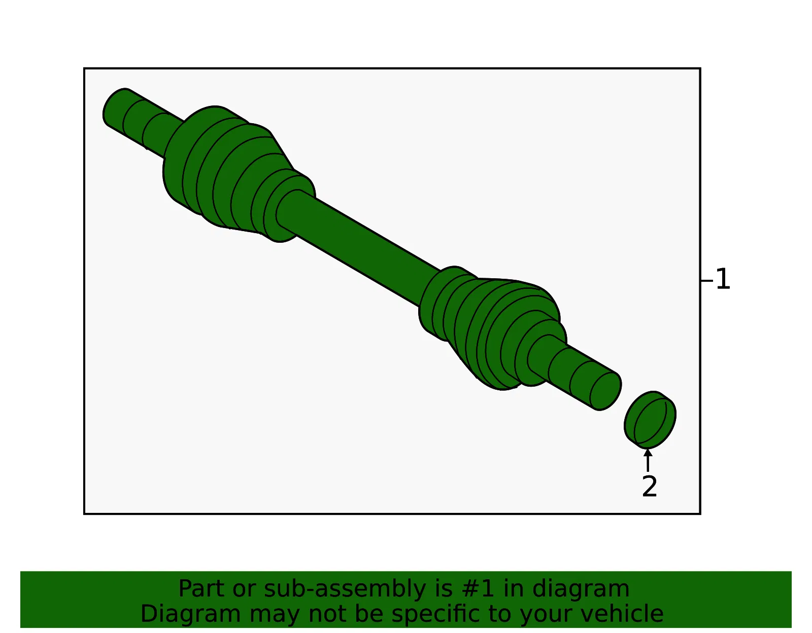 Axle Assembly - Volvo (36003573) - view 2