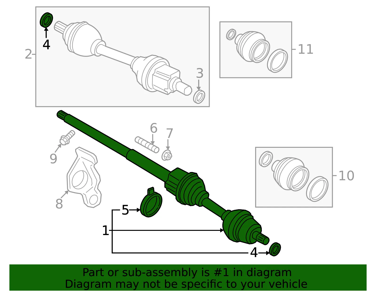 Axle Assembly - Volvo (36003641) - view 2