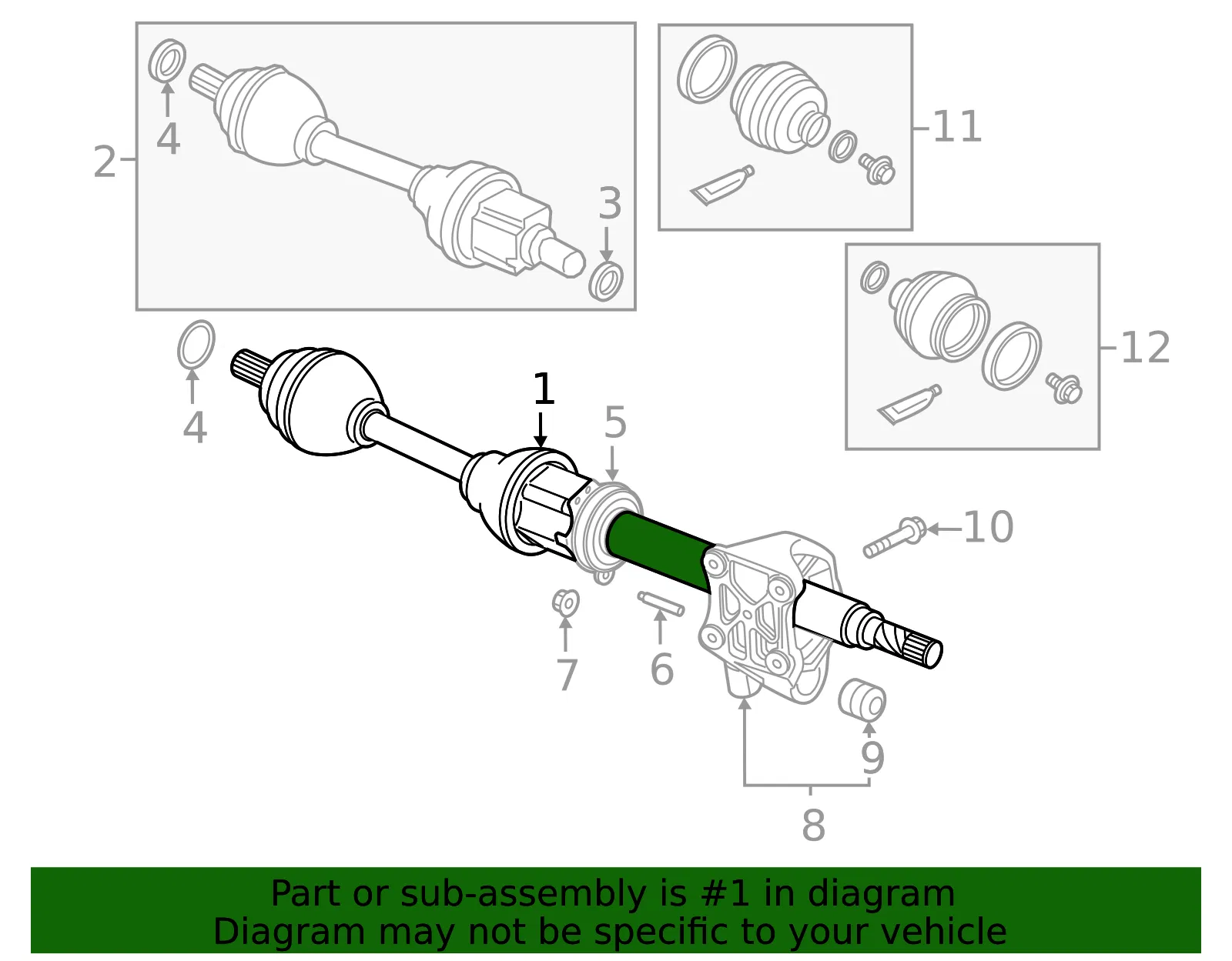 Axle Assembly - Volvo (36003697) - view 2