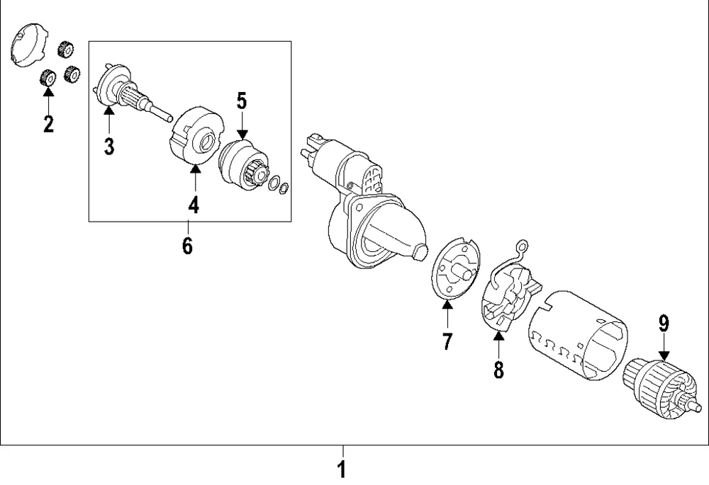 Clutch Drive - Kia (36140-2E501)