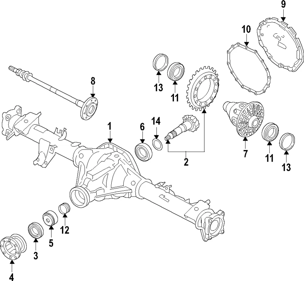 Differential Crush Sleeve - Nissan (38166-EZ20A)