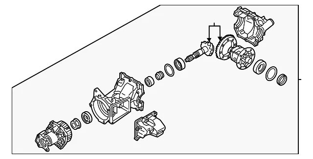 Differential Assembly - Nissan (38300-6RE3B)