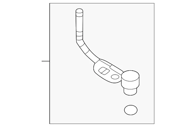 Differential Vent Hose - Nissan (38322-7BB0A)