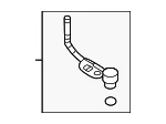 Differential Vent Hose - Nissan (38322-7BB0A) - view 3