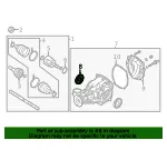Cv Axle Shaft Seal - Nissan (38342-7JA0A) - view 4