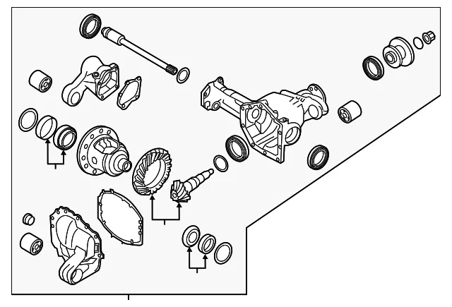 Differential Assembly - Nissan (38500-9FV2A)