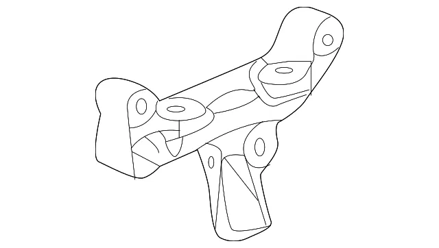 Passenger Side Engine Mount Bracket - GM (39014382) - view 3