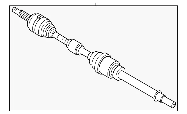 Axle Assembly - Nissan (39100-6RC6D)