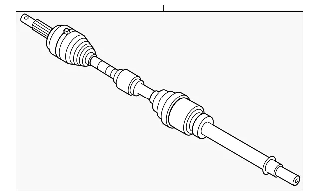 Axle Assembly - Nissan (39101-6RC2A)