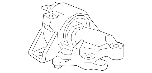 Automatic Transmission Mount - GM (42390995) - view 4