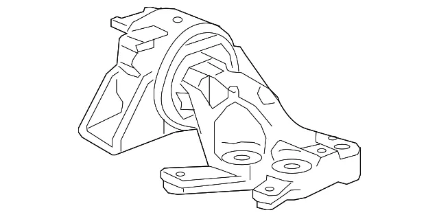 Automatic Transmission Mount - GM (42476586) - view 4