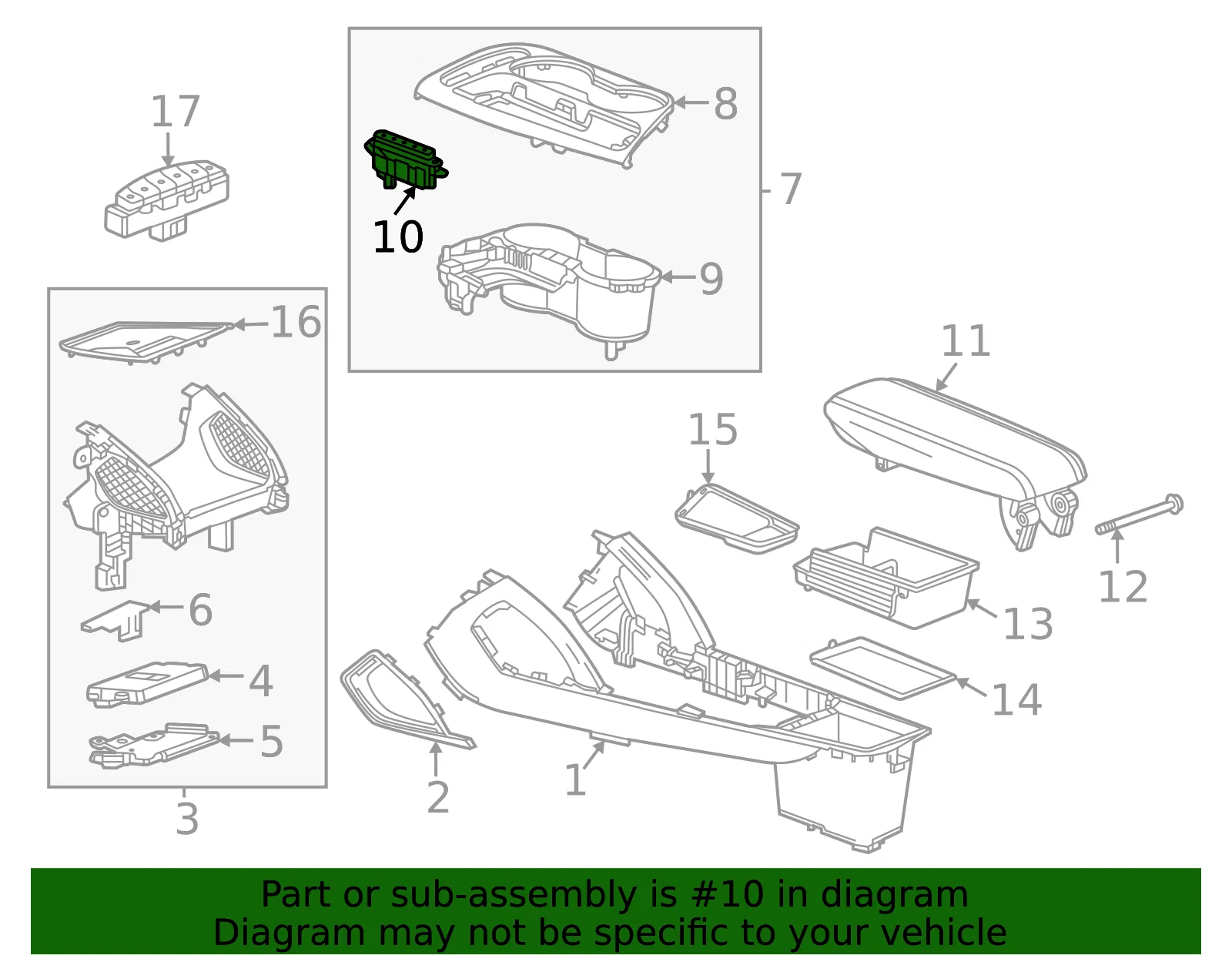 Automatic Transmission Control Indicator - GM (42721719) - view 4