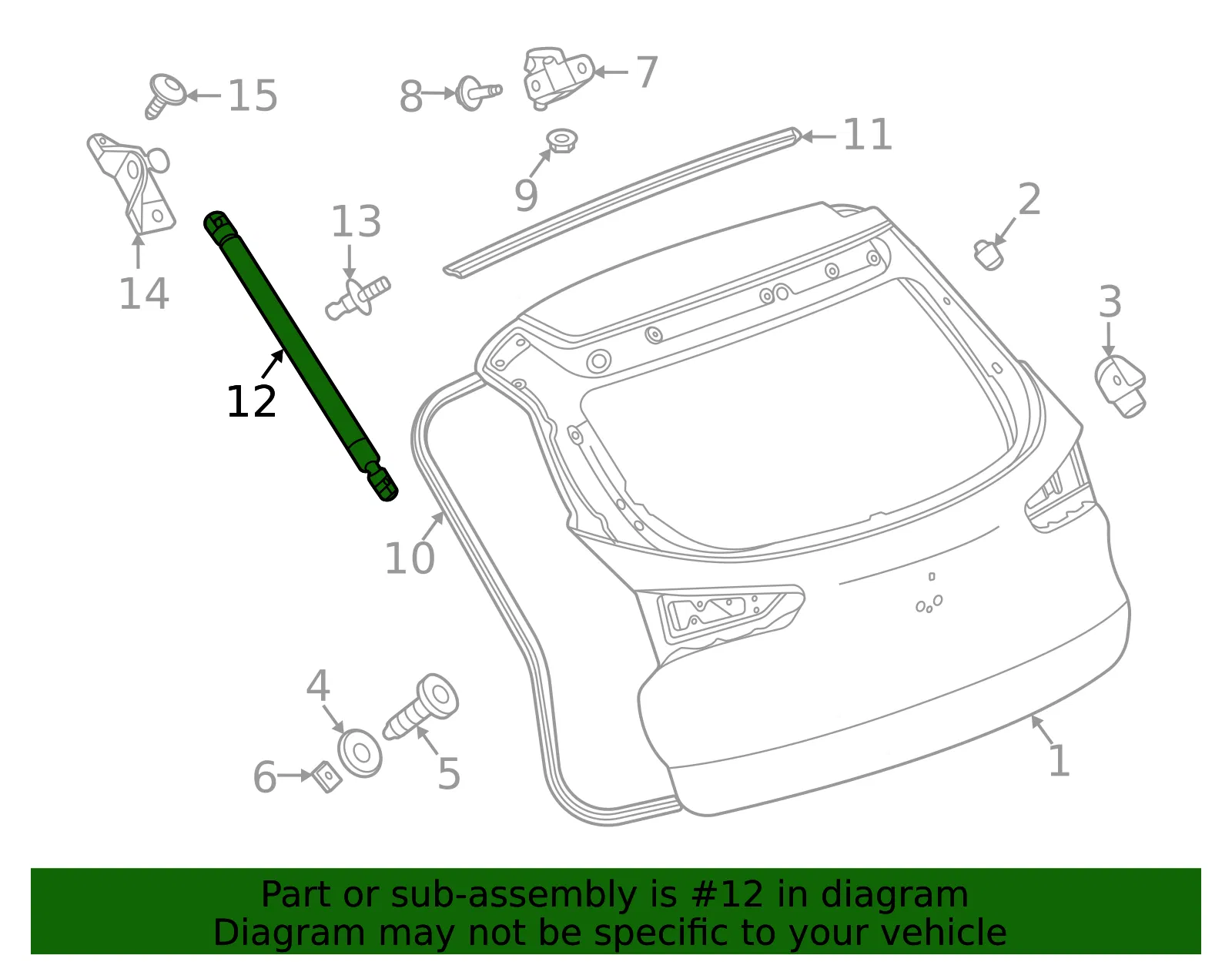 Lift Cylinder - GM (42778206) - view 5