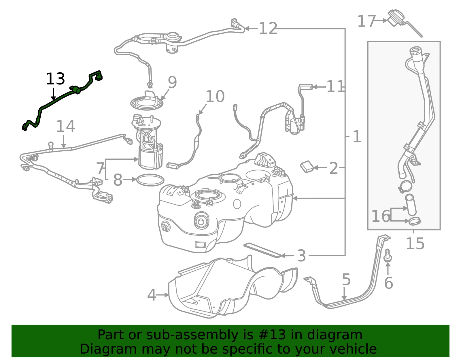 Fuel Feed Pipe - GM (42854467) - view 4