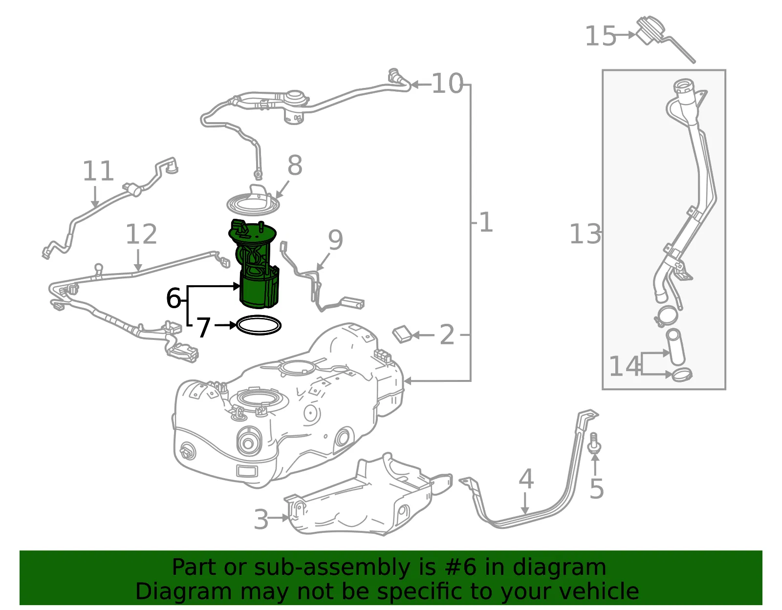 Fuel Pump - GM (42867504) - view 3