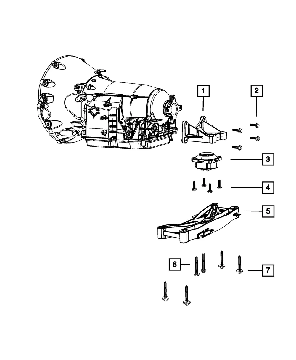 Transmission Mount - Mopar (4578061ag) - view 7