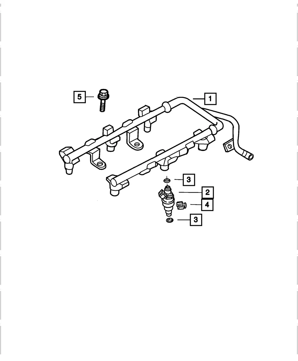 Fuel Injector - Mopar (4591986AA) - view 4