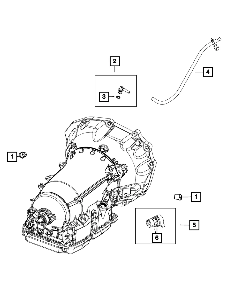Transmission Vent Hose - Mopar (4593881ab)