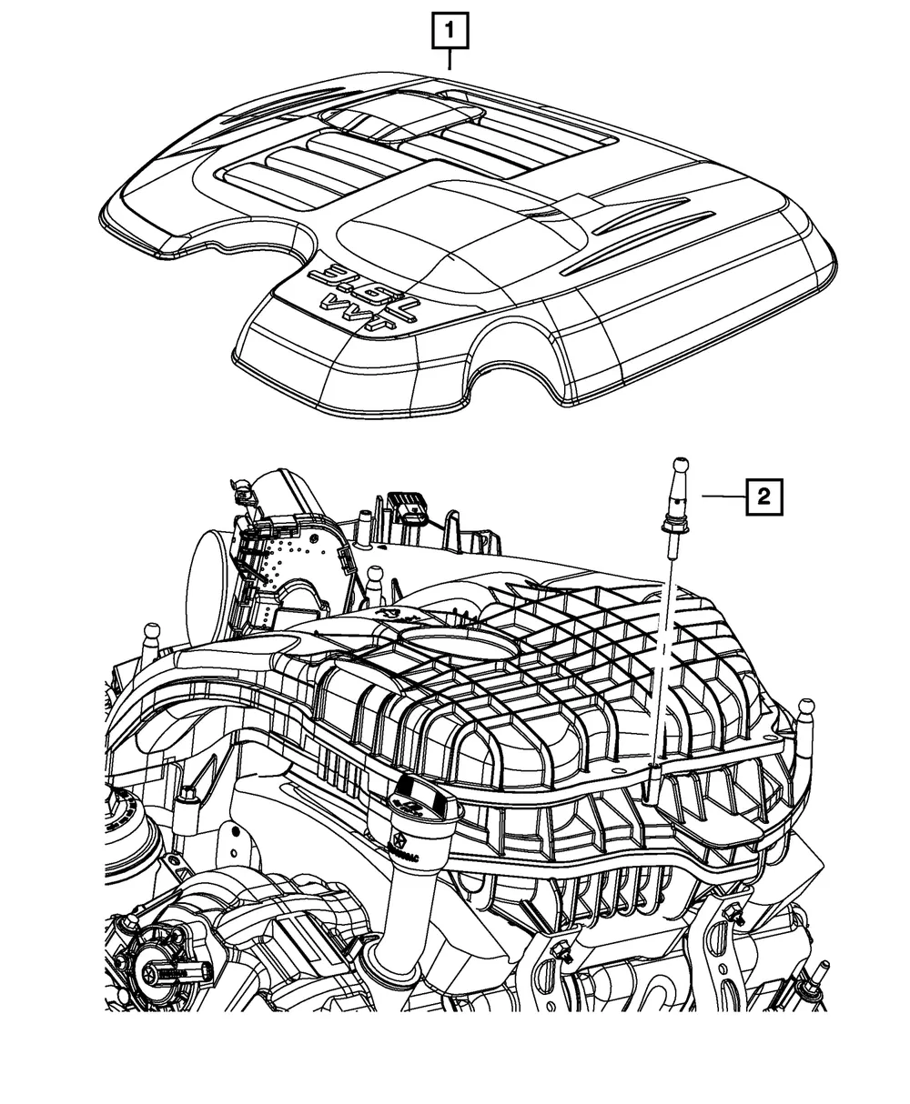 Engine Cover - Mopar (4593903AD) - view 5