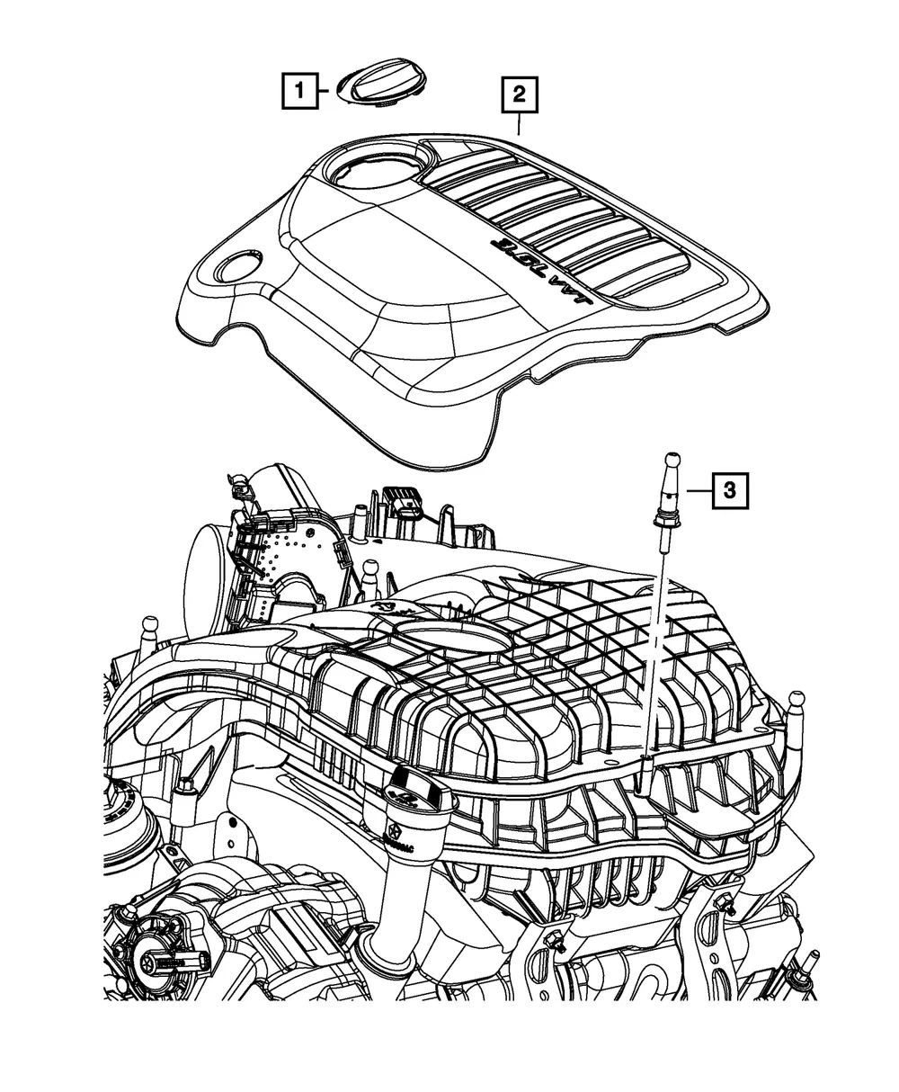 Engine Cover Cap - Mopar (4627273AA) - view 4