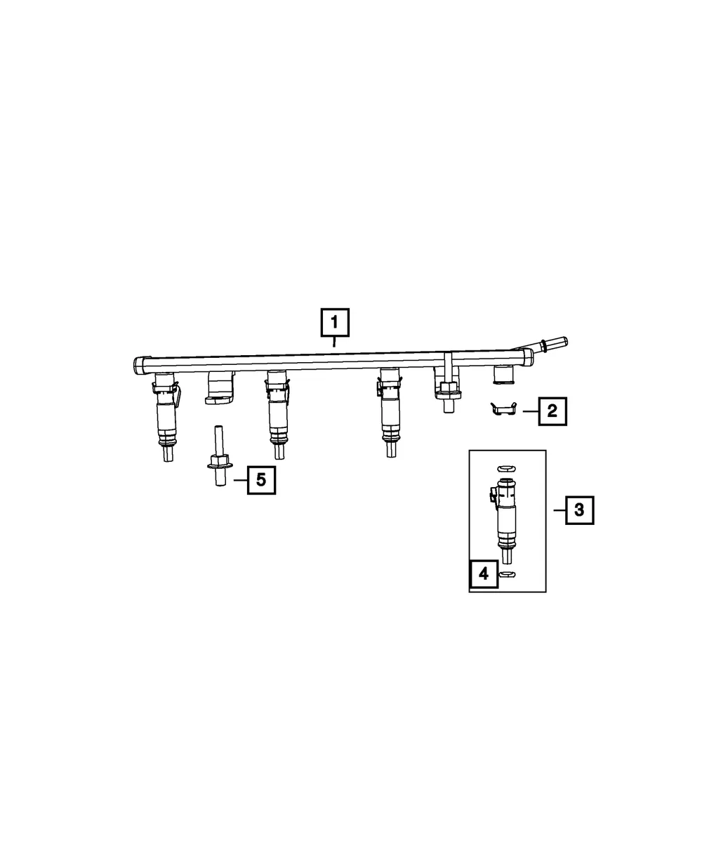 Fuel Rail - Mopar (4627355aa) - view 3