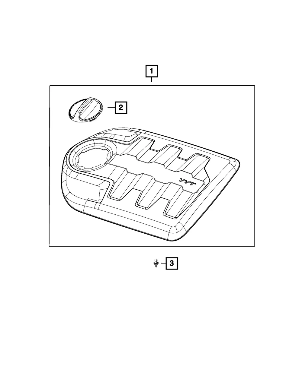 Engine Cover - Mopar (4627815ac) - view 4