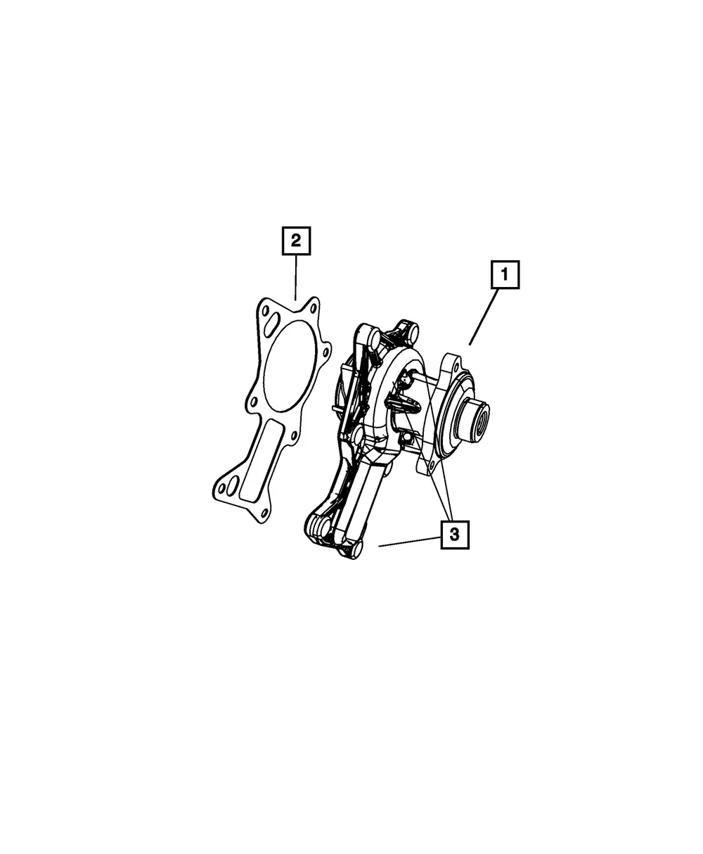 Water Pump - Mopar (4666044BB) - view 6