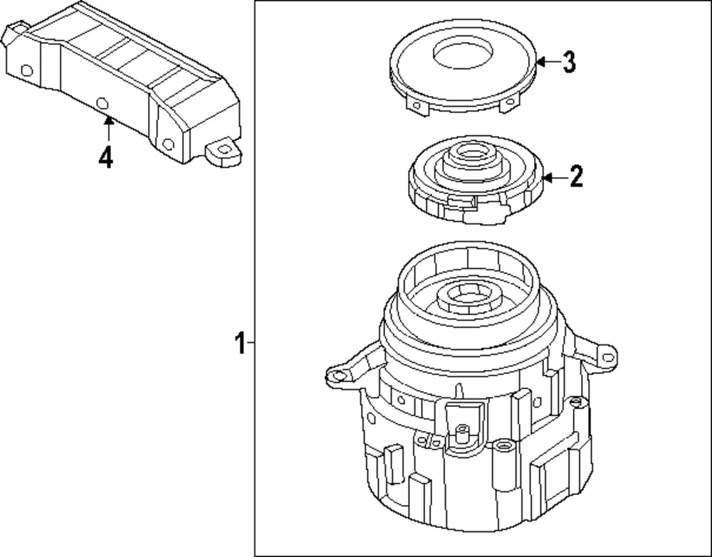 Shifter Assembly Knob - Kia (46720-R0100)