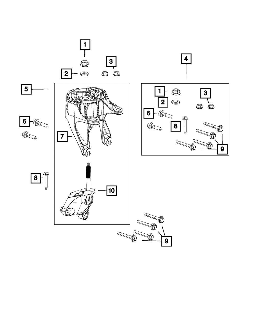 Engine Mount Bracket - Mopar (4725981af) - view 3