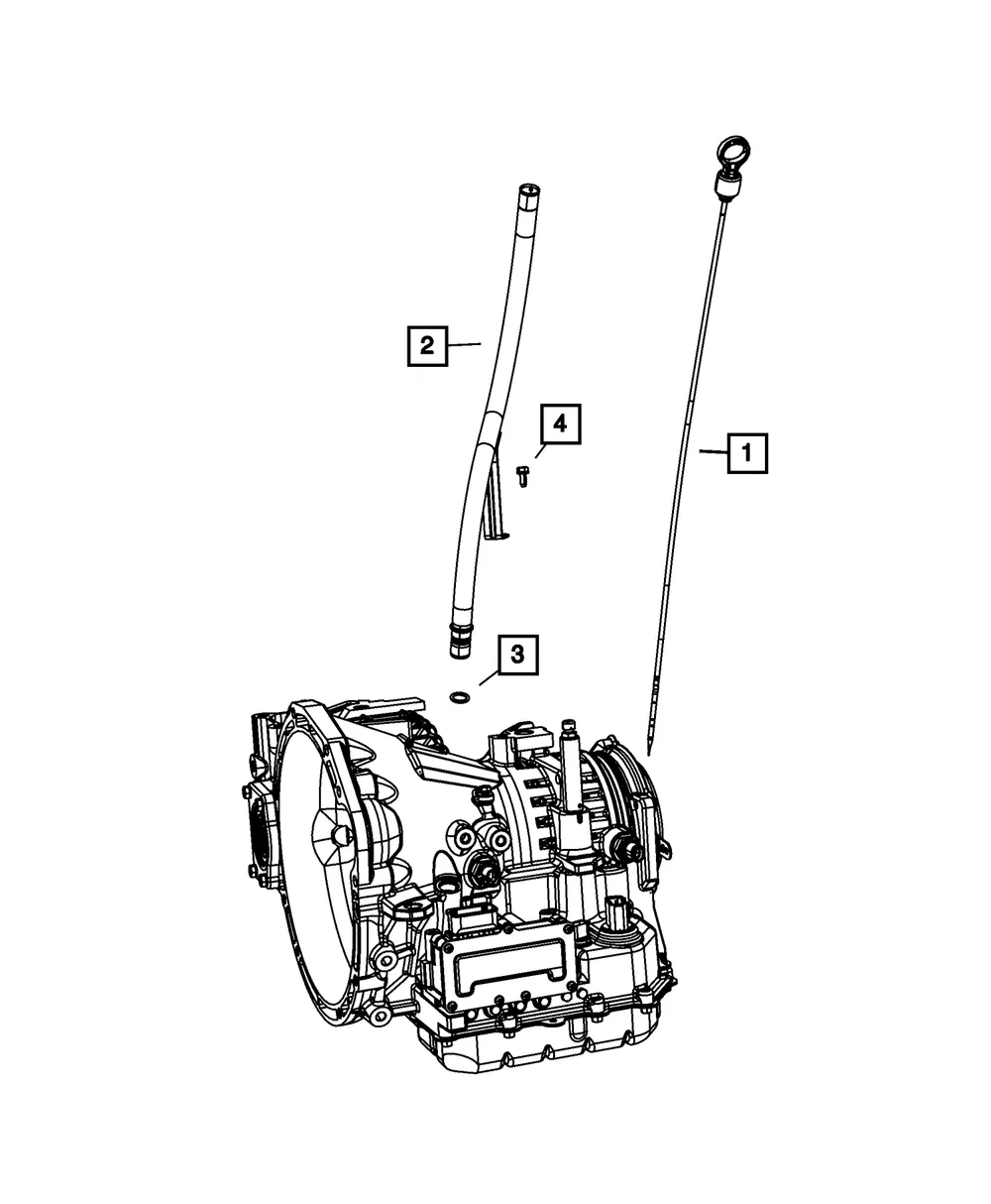 Transmission Fluid Level Indicator - Mopar (4743916AB) - view 3
