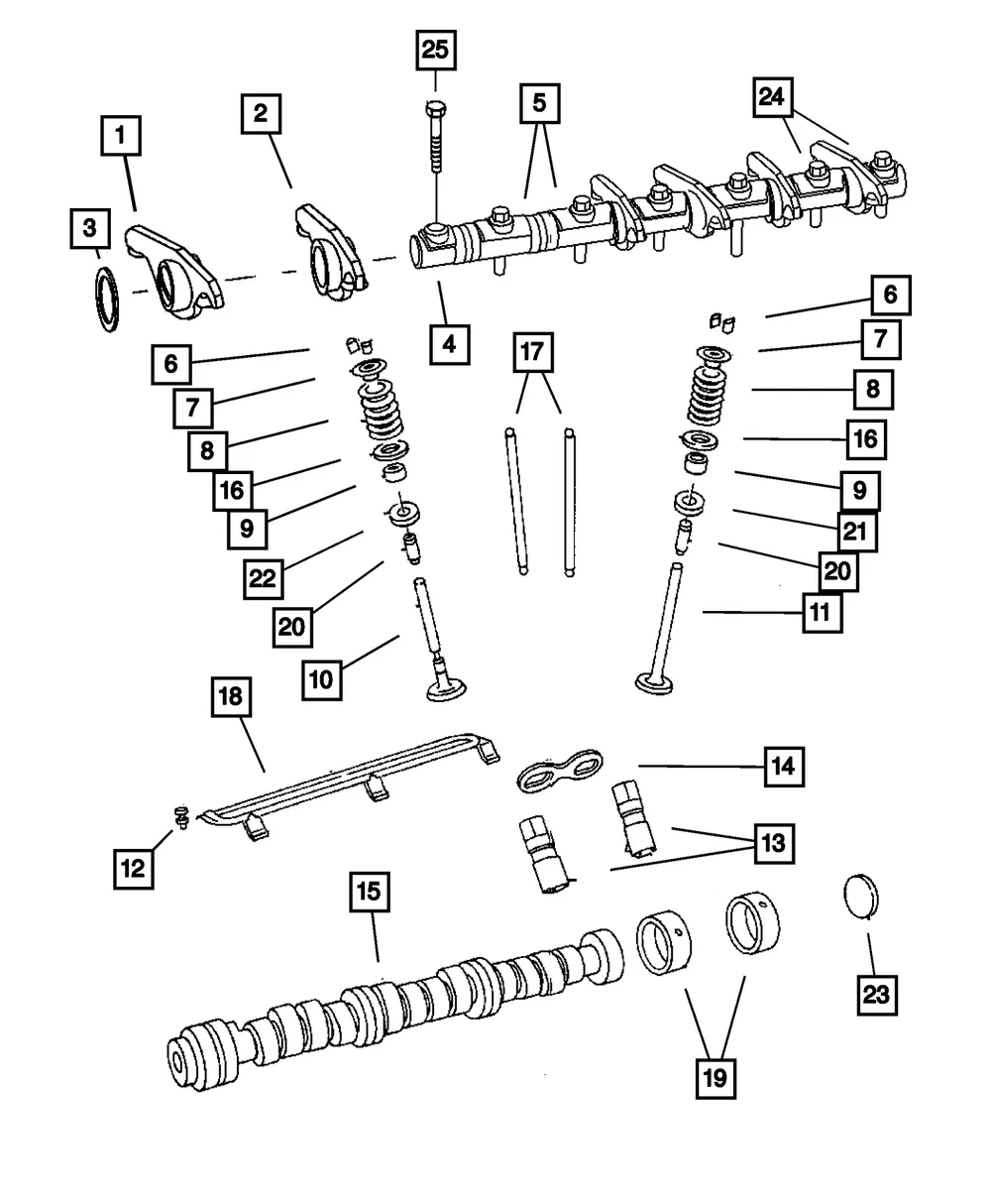 Engine Camshaft - Mopar (4781061AA) - view 5
