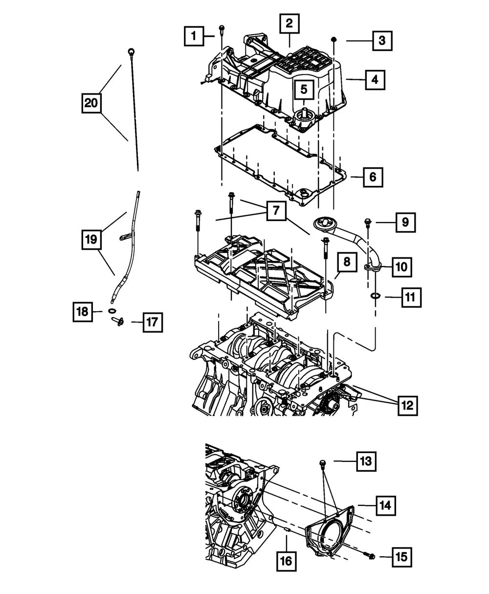 Engine Oil Level Indicator - Mopar (4792867AB) - view 8