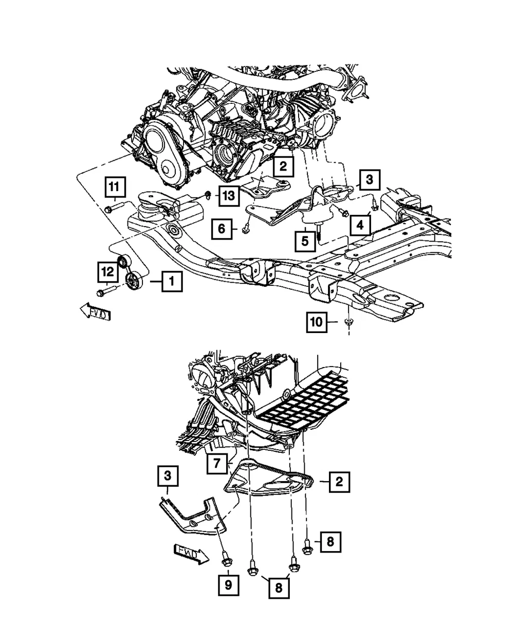 Engine Mount Bracket - Mopar (4809779AB) - view 5