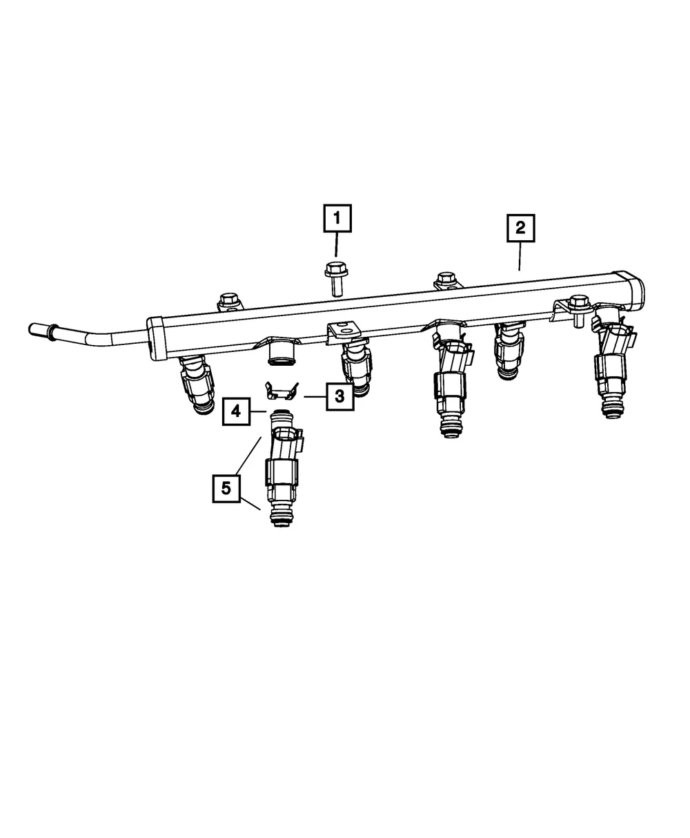 Fuel Injector - Mopar (4861667AA) - view 7