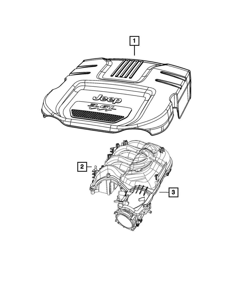 Engine Cover - Mopar (4861821AB) - view 6