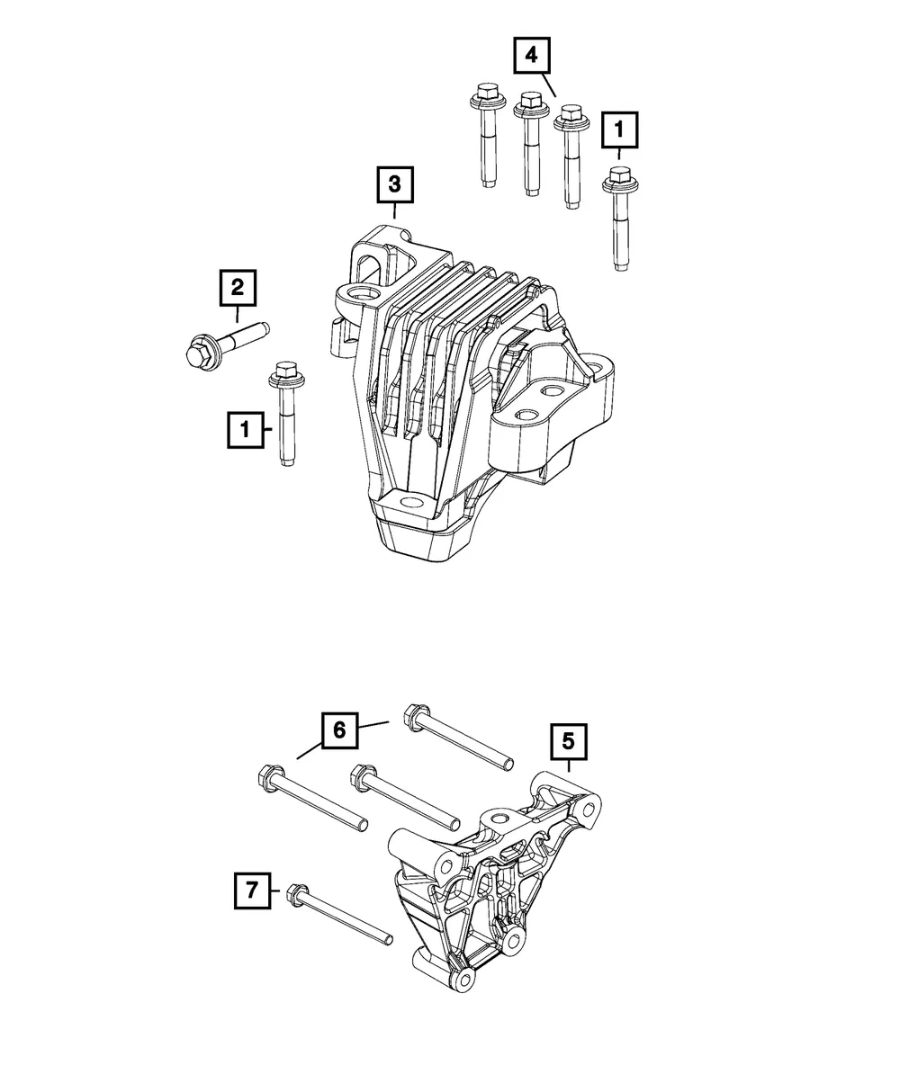 Engine Mount Isolator - Mopar (4877789af) - view 3