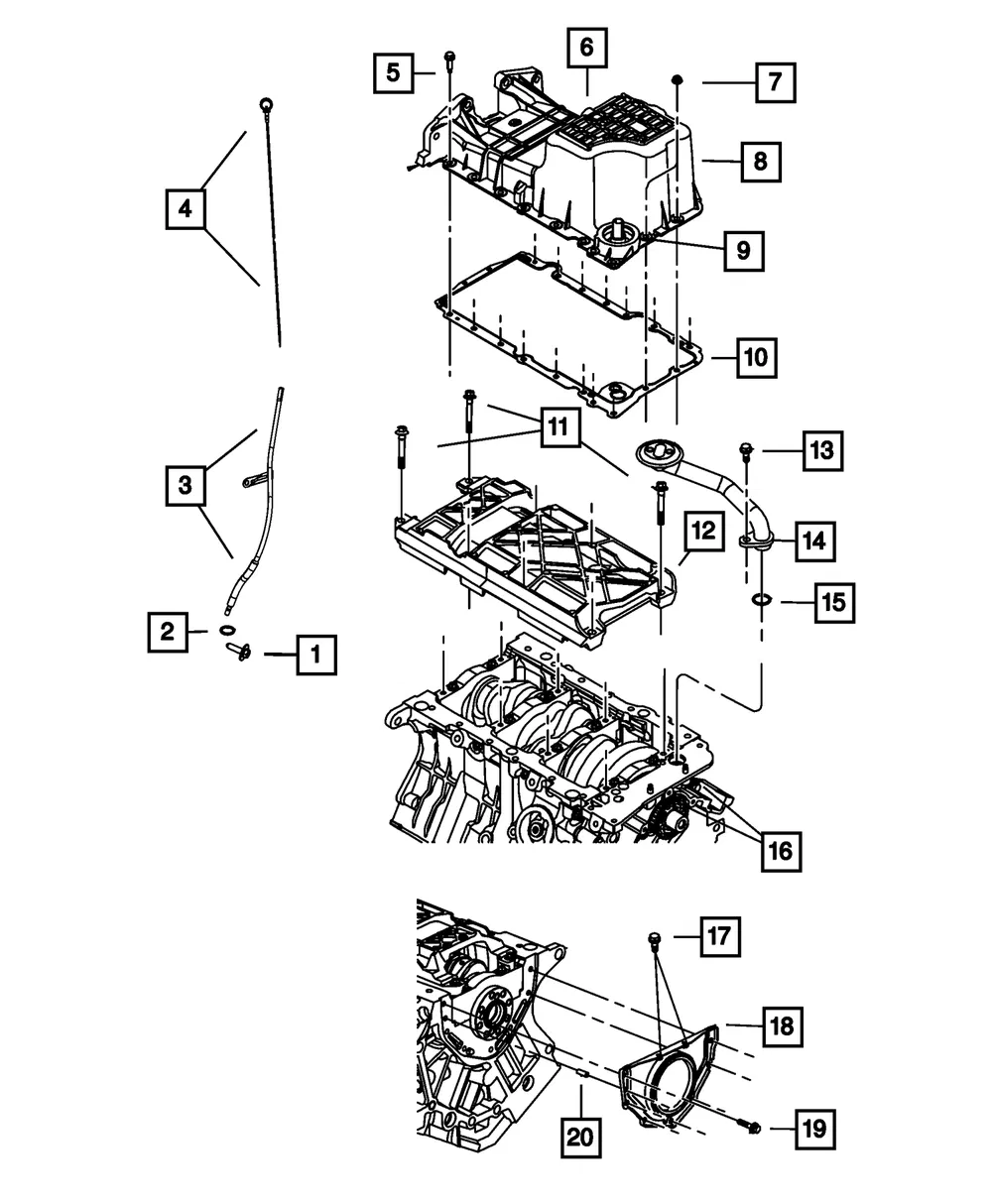 Engine Oil Level Indicator - Mopar (4892121AA) - view 5