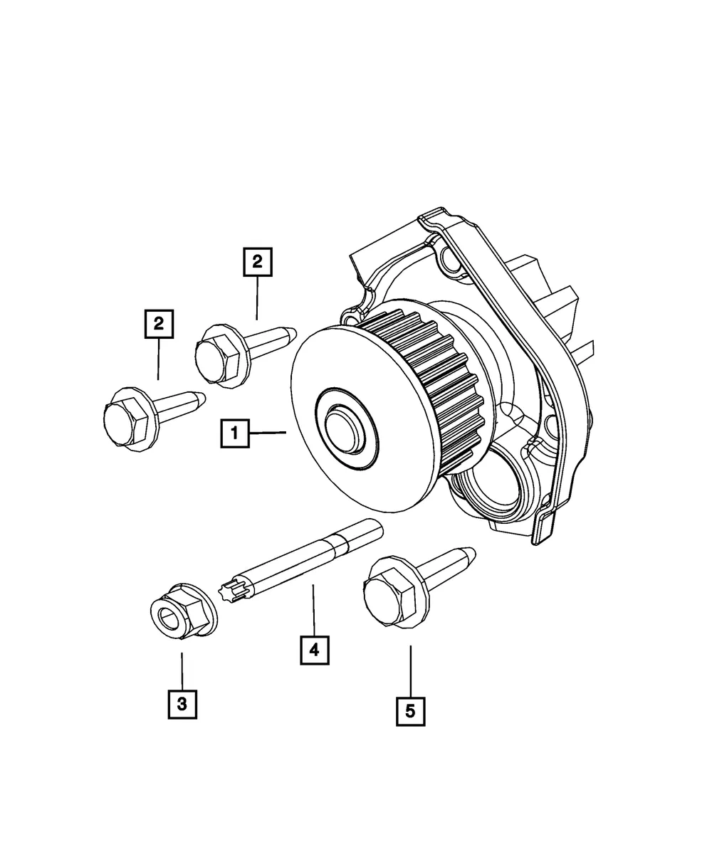 Water Pump - Mopar (4892713ac) - view 5
