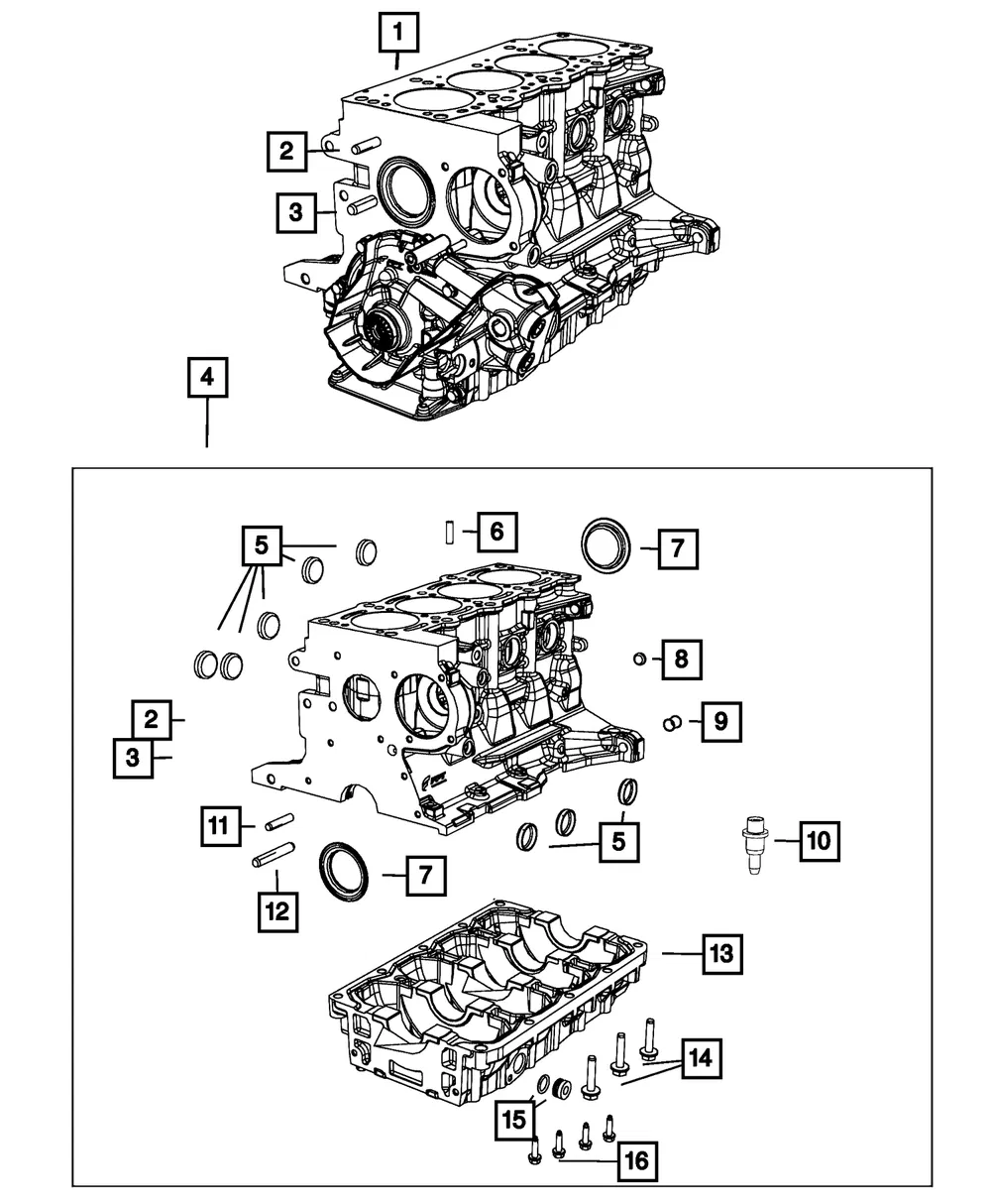 Piston Oil Cooler Jet - Mopar (4892756aa)