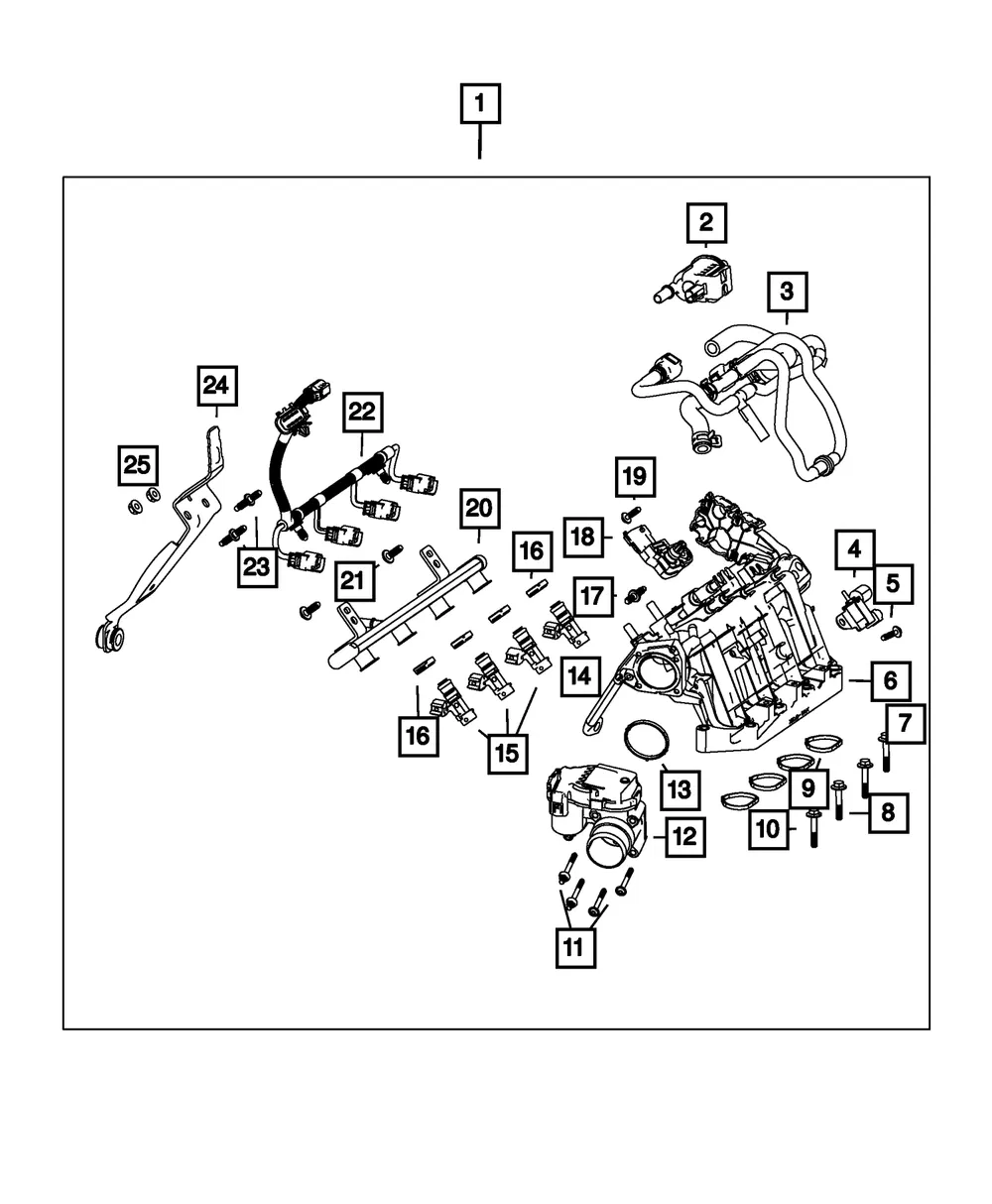 Intake Manifold Bracket - Mopar (4892996aa)