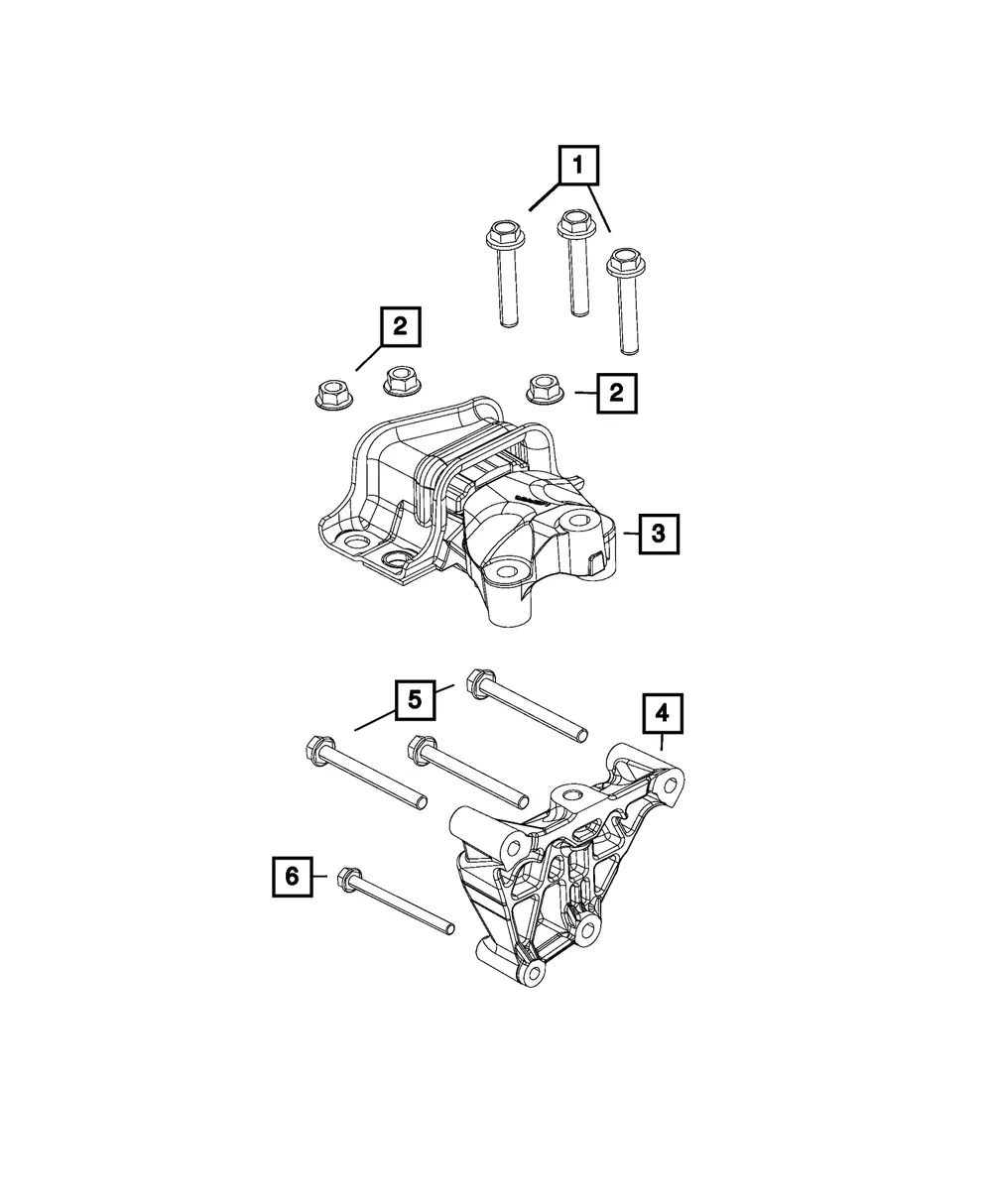 Engine Mount Bracket - Mopar (4893392AA) - view 8