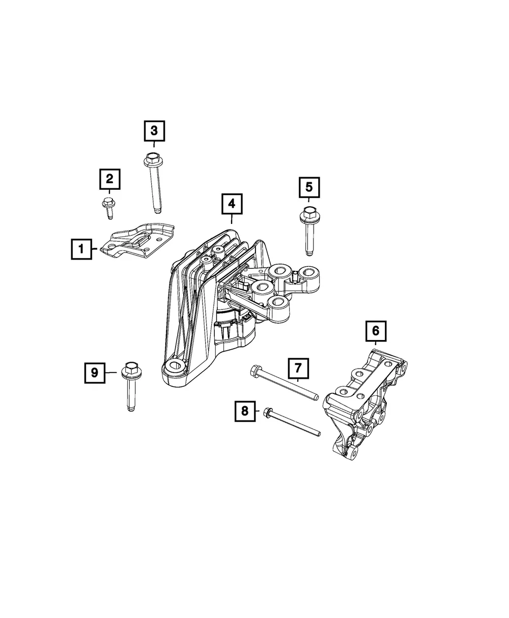 Engine Support - Mopar (4893414ad) - view 3